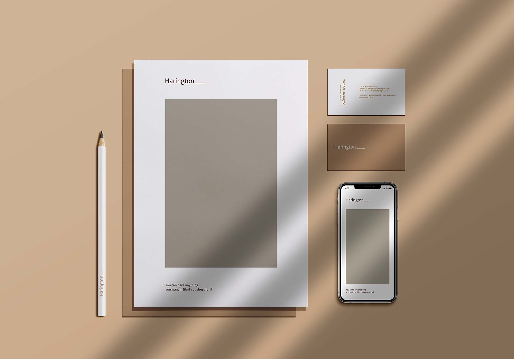 Stationery Mockup Scene Creator