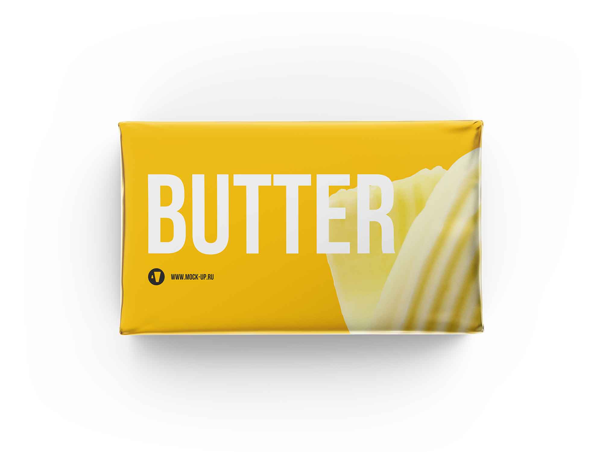 Butter Block Packaging Mockup