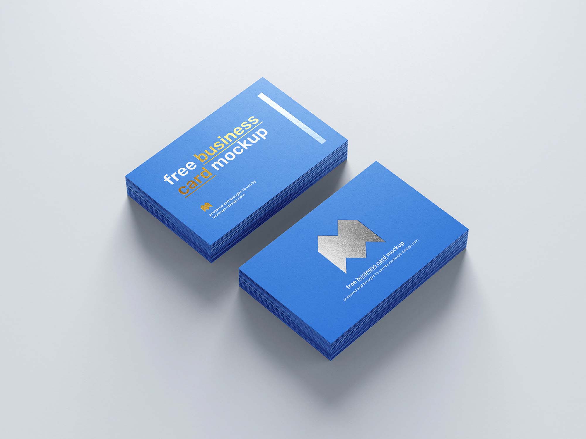 Download Multiple Business Card PSD Mockups (Free) by Mockups Design