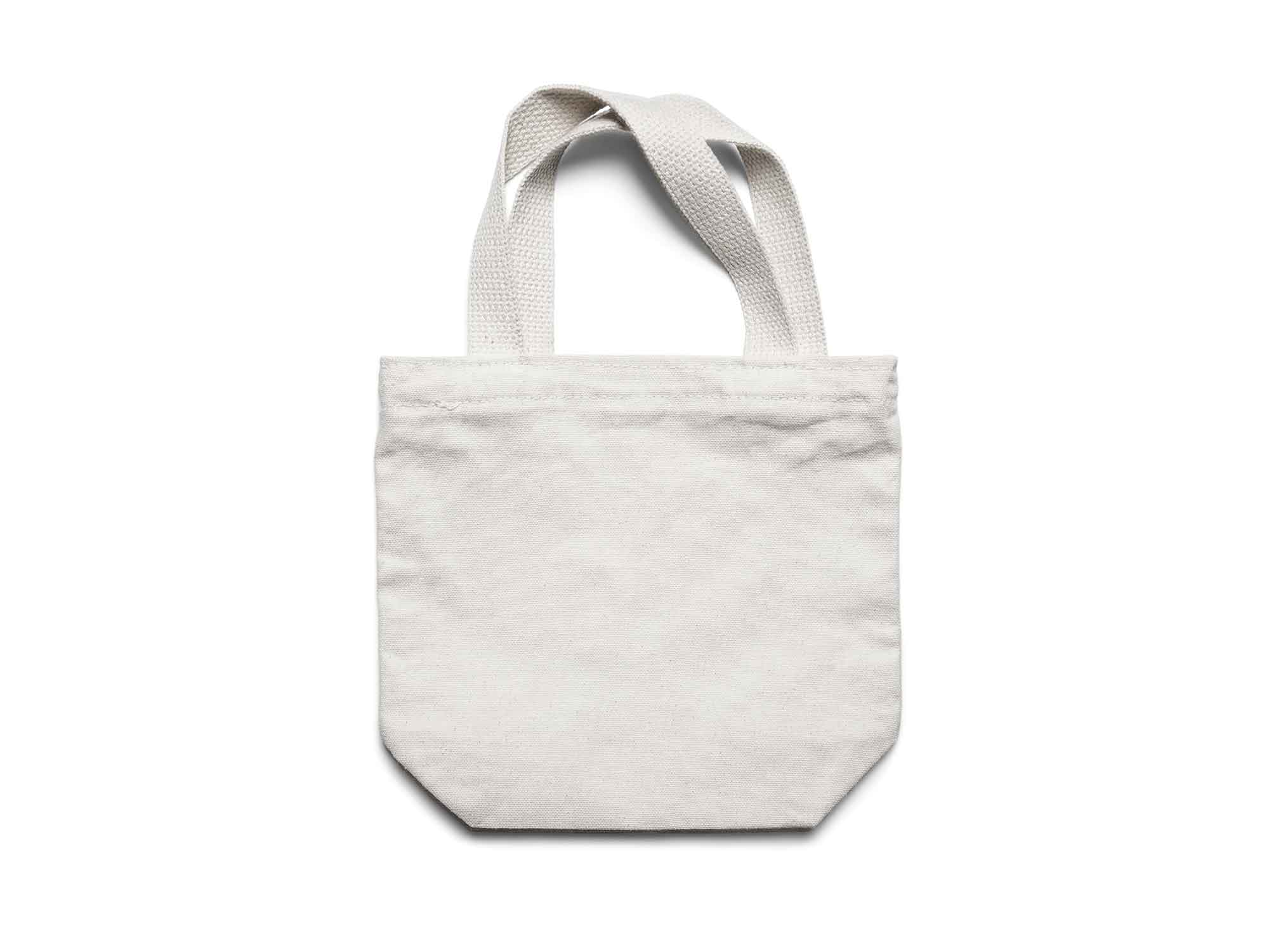 Small Canvas Tote Bag PSD Mockup (Free) by Graphic Burger