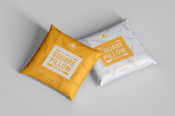 Branding Square Pillow Mockup