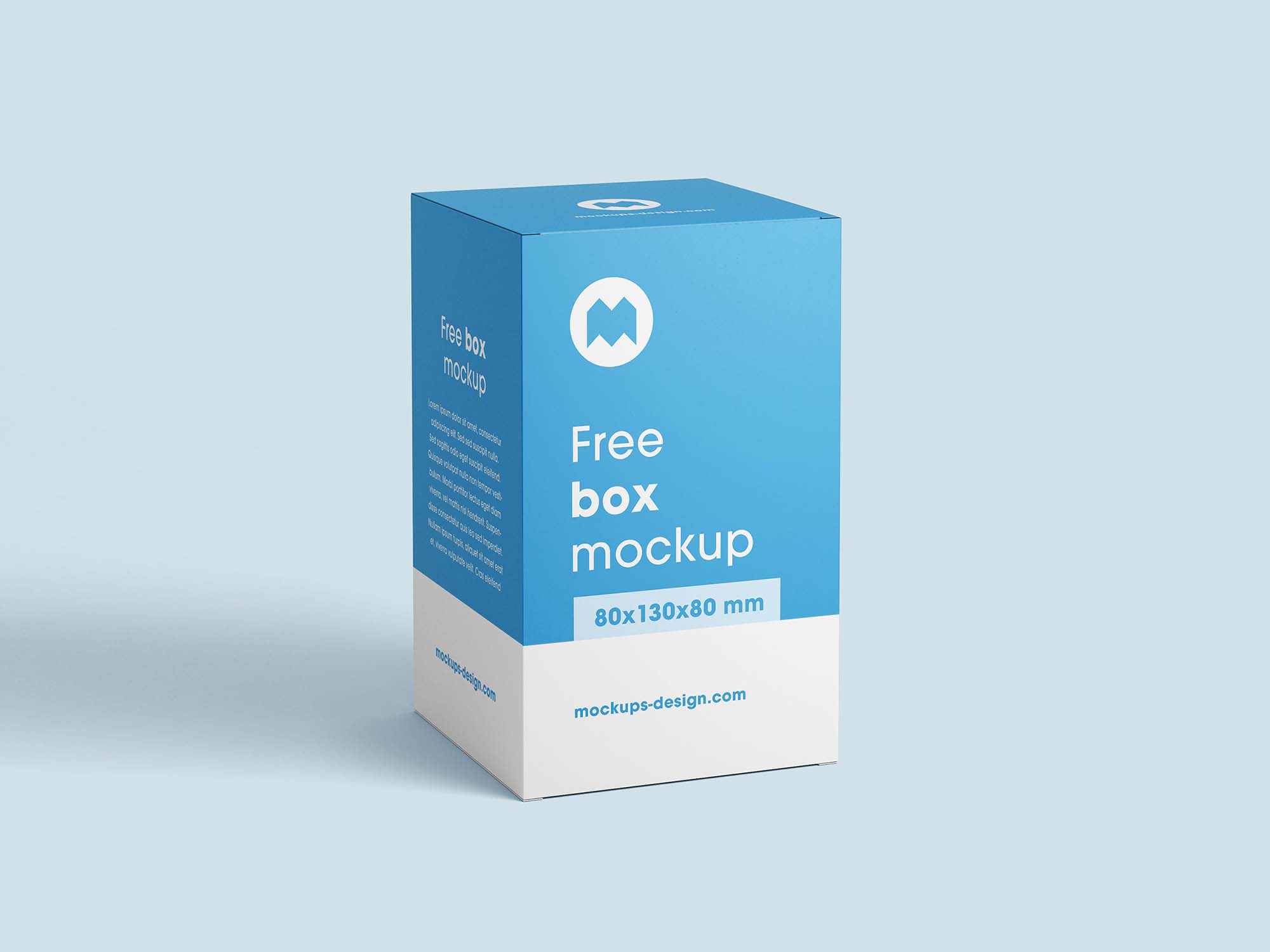 Download Vertical Box PSD Mockup (Free) by Mockups Design
