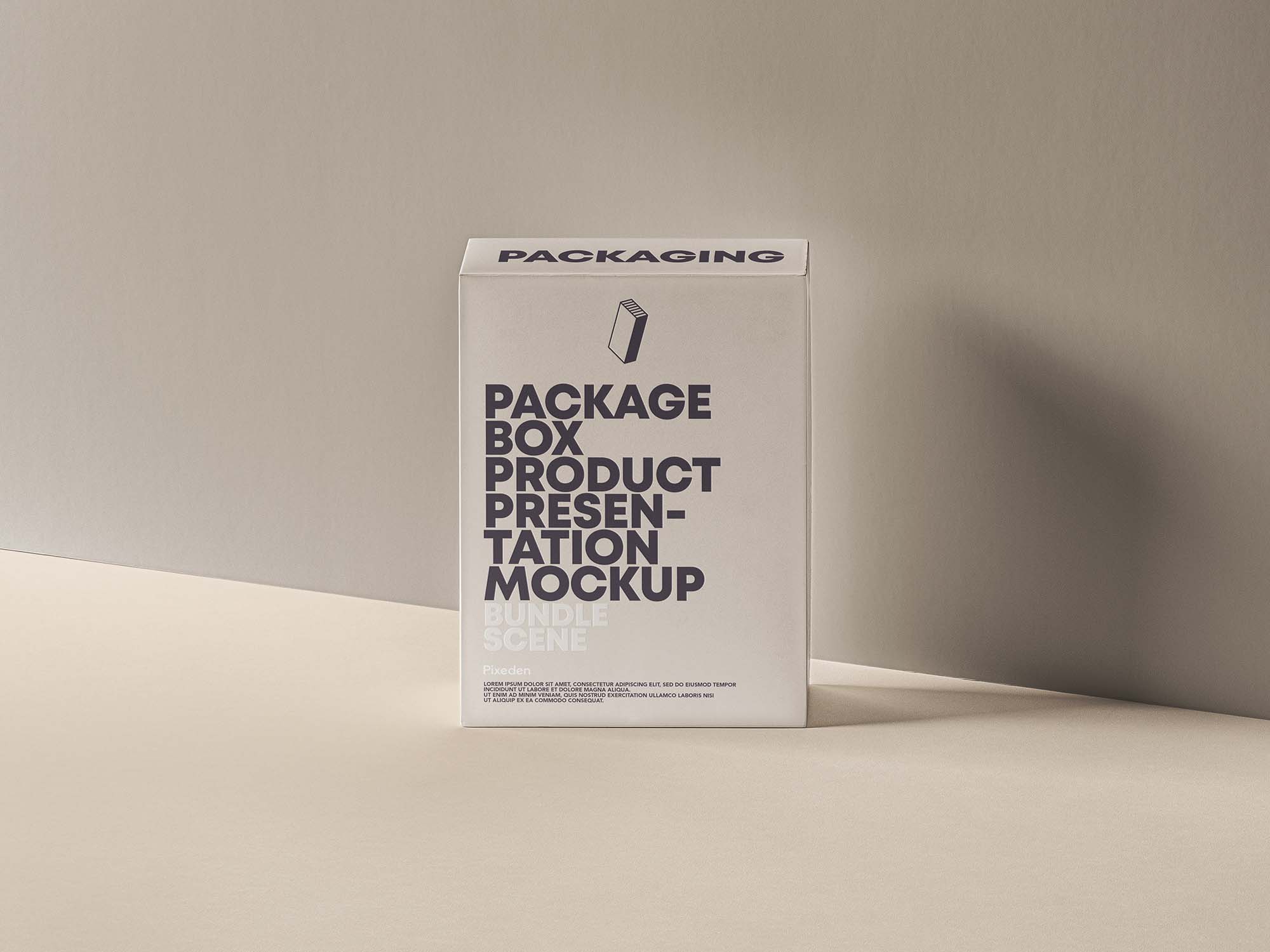 Product Packaging Box Mockup