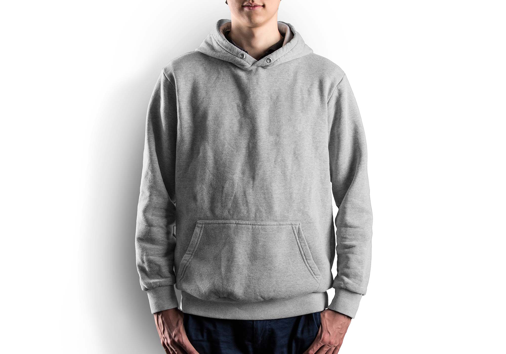 Realistic Hoodie PSD Mockup (Free) by Graphics Fuel