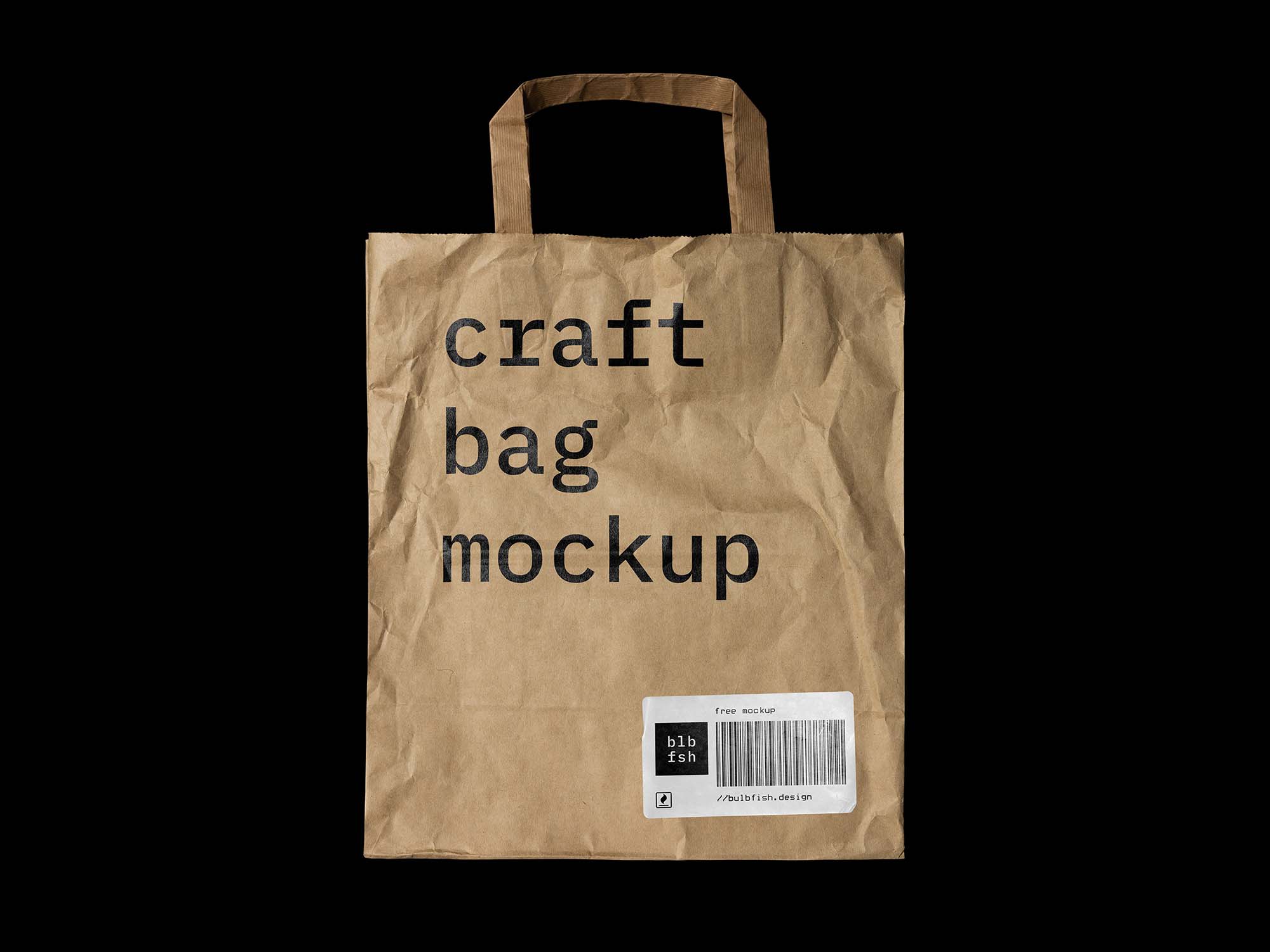 Download Craft Bag PSD Mockup (Free) by Bulbfish