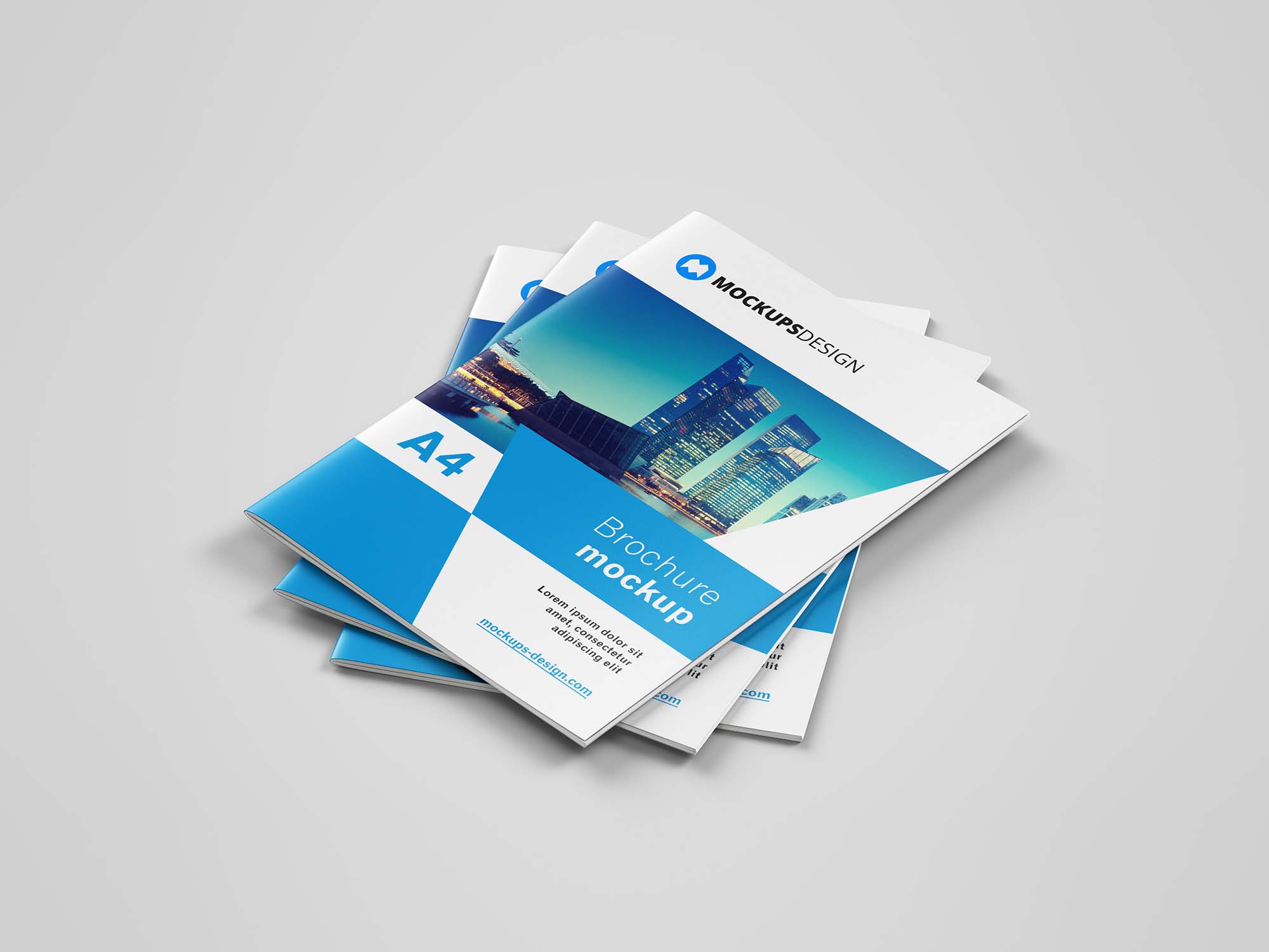 8 A4 Brochure Mockups