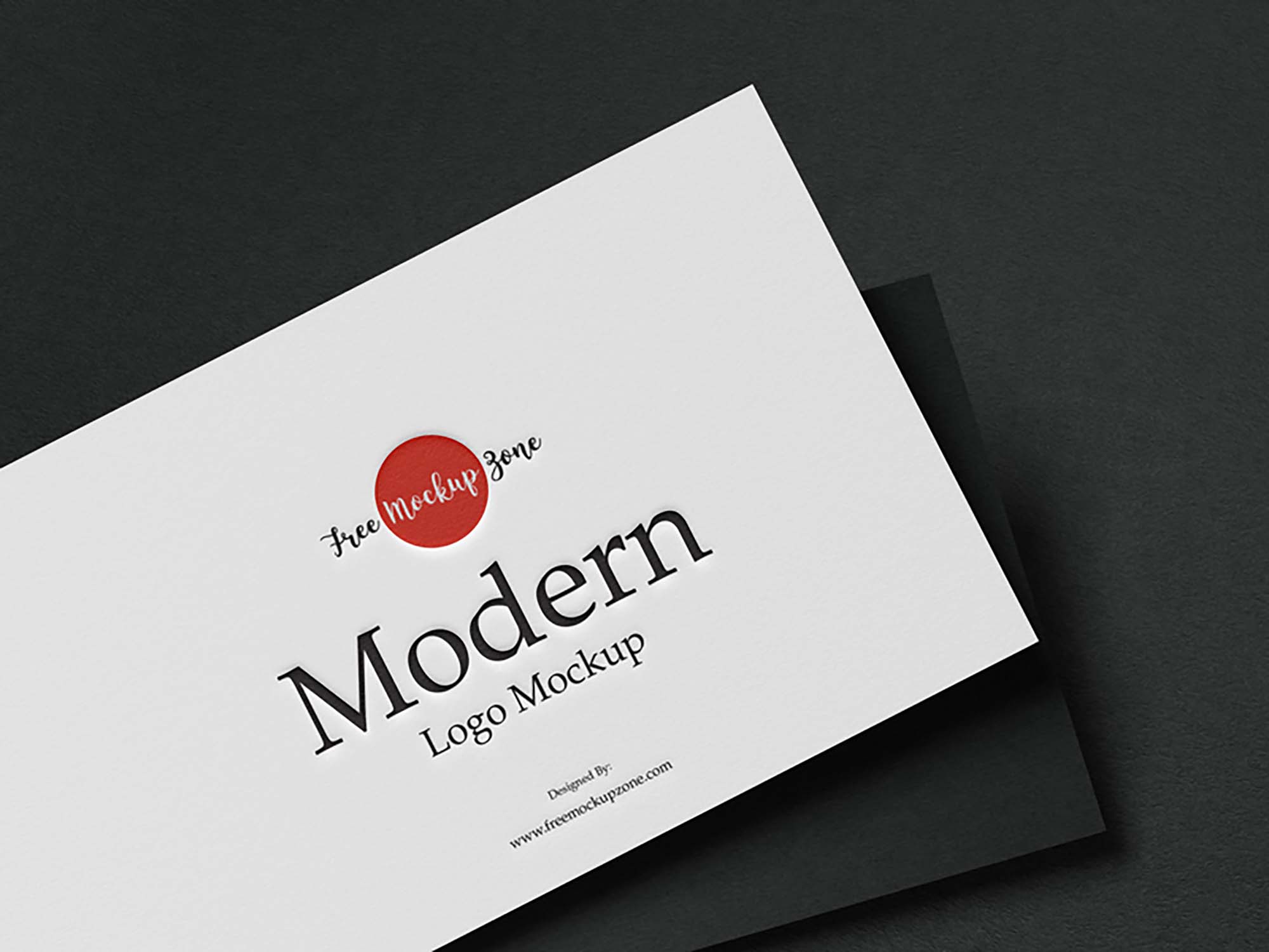 Modern Logo Mockup Design
