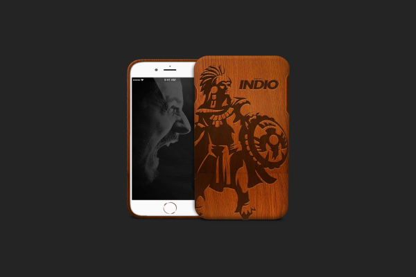 Bamboo Wood iPhone Case Mockup