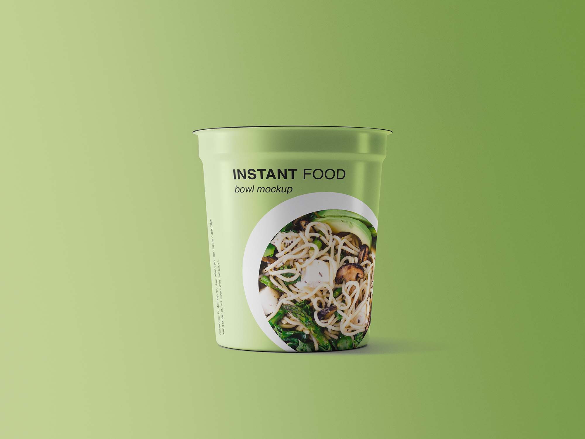 Download Instant Food Bowl PSD Mockup (Free) by Graphic Pear