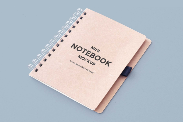 Clean Notebook Mockup