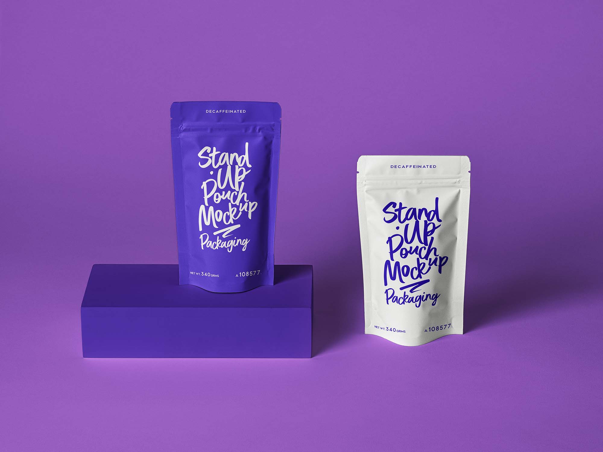 Stand Up Pouch Packaging Mockup