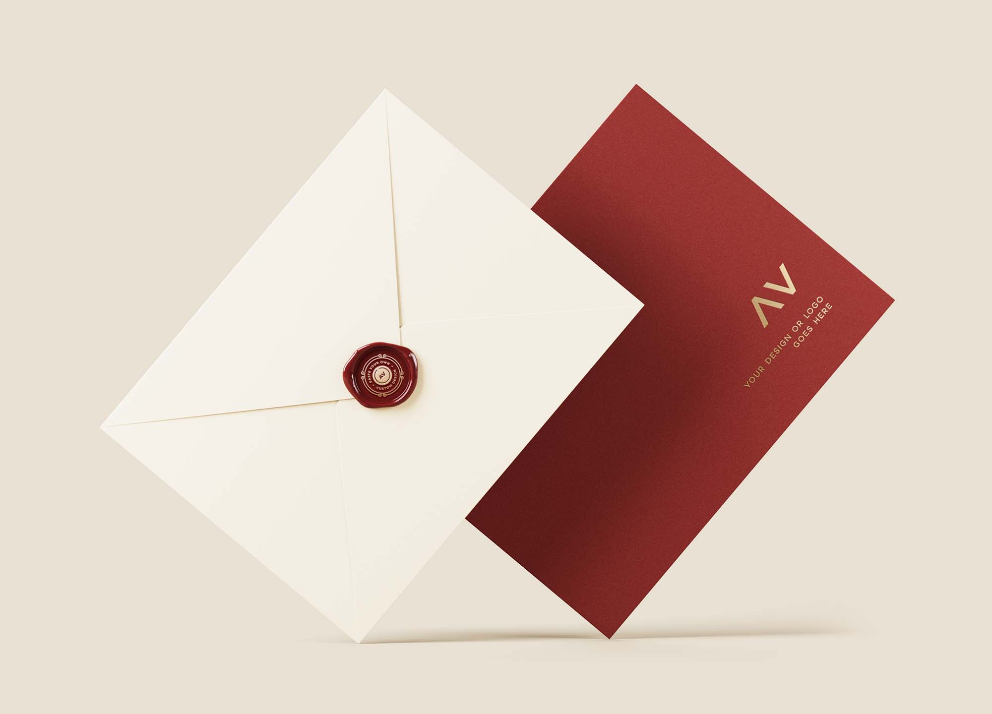 Envelope Logo Mockup