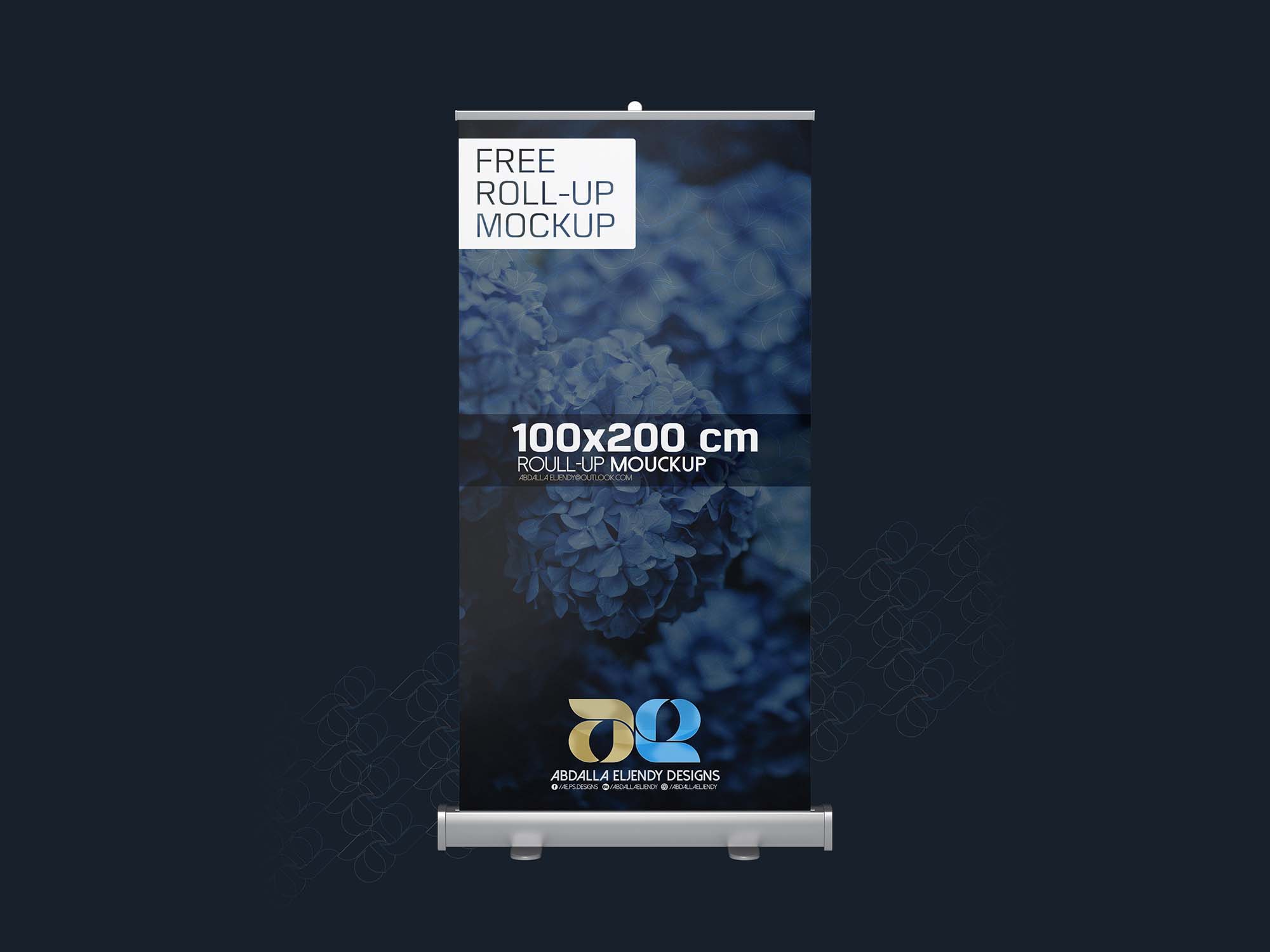 100×200 CM Rollup Mockup