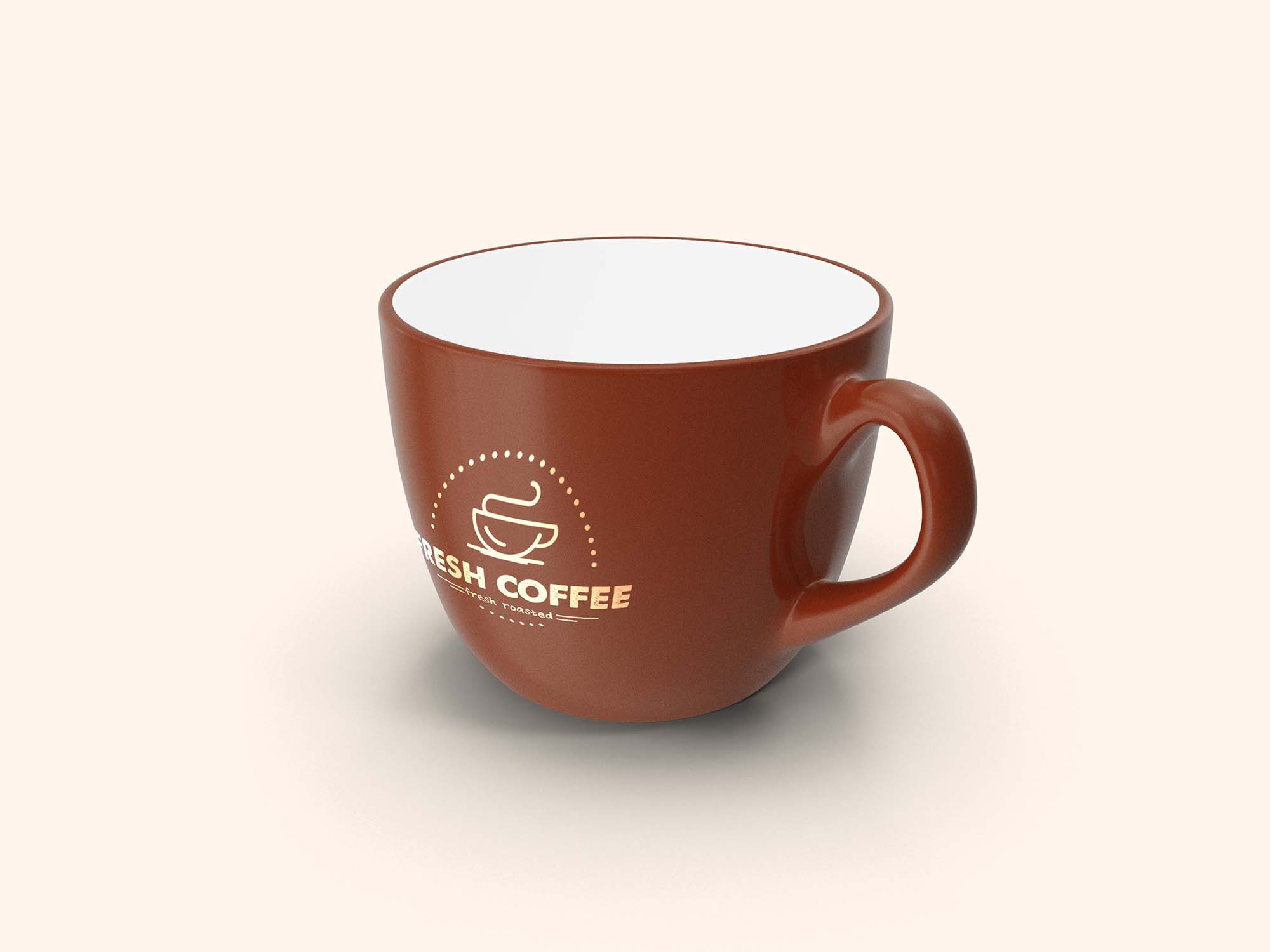 Ceramic Coffee Cup Mockup