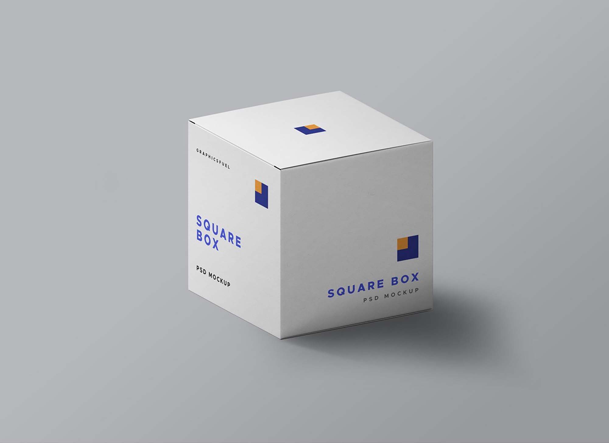 Download Square Box PSD Mockup (Free) by Graphics Fuel