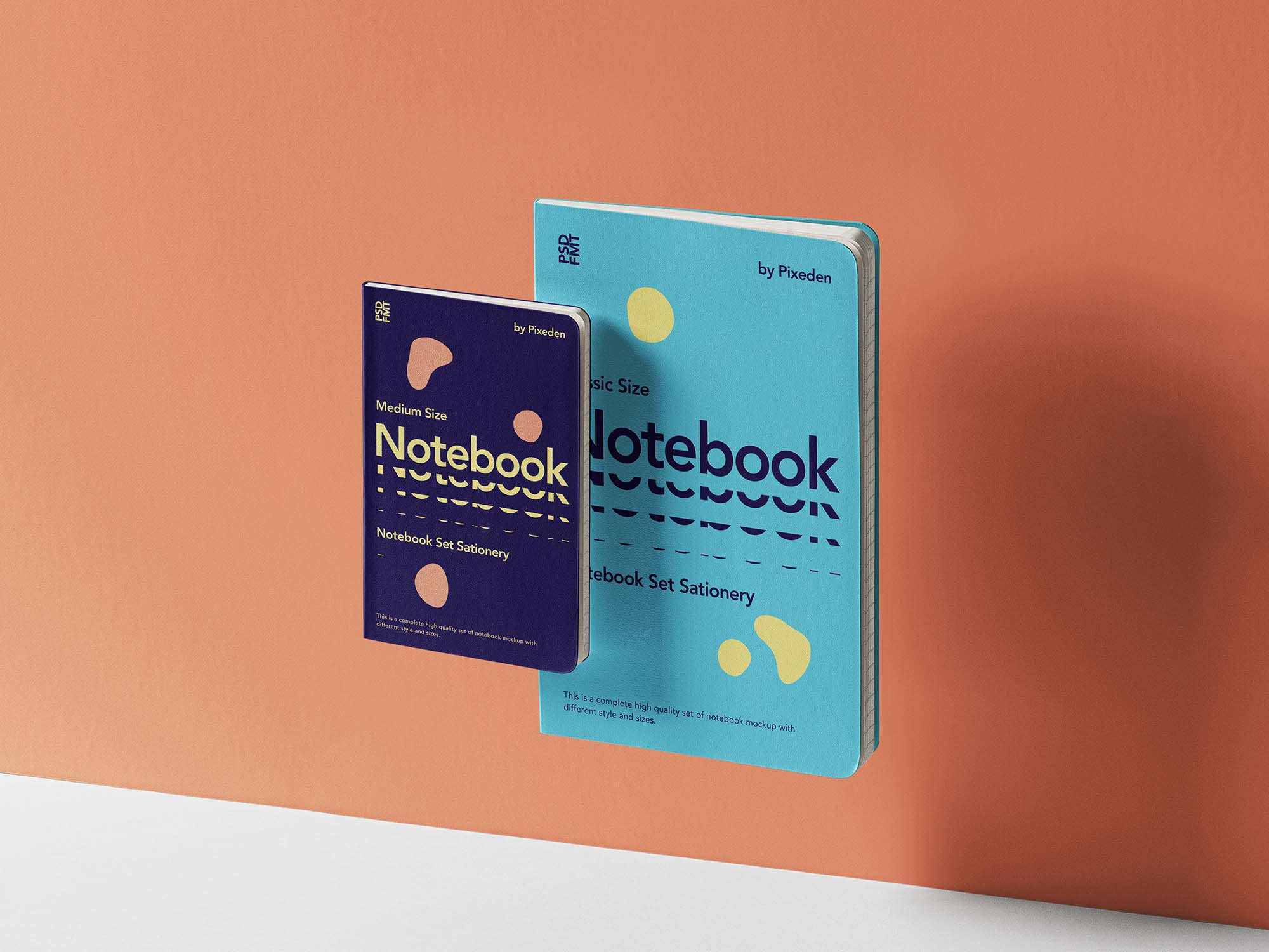 Gravity Notebook Set Mockup