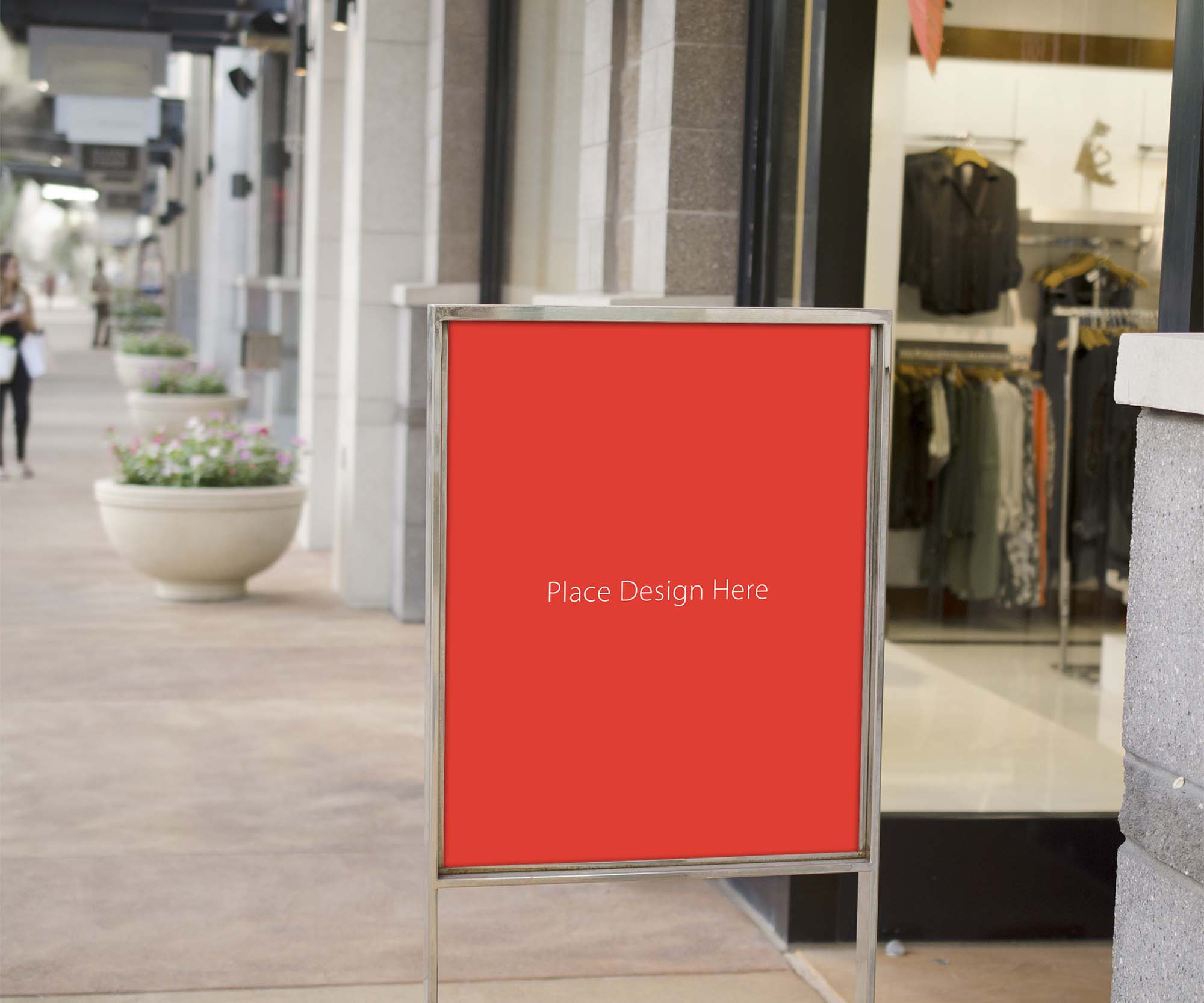 New Retail Store Sale Sign Mockup