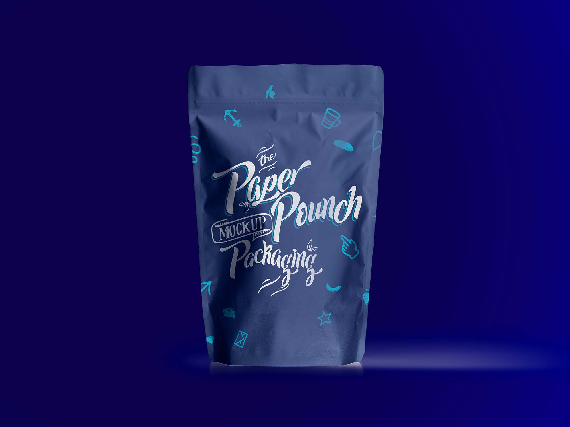 New Paper Pouch Packaging Mockup