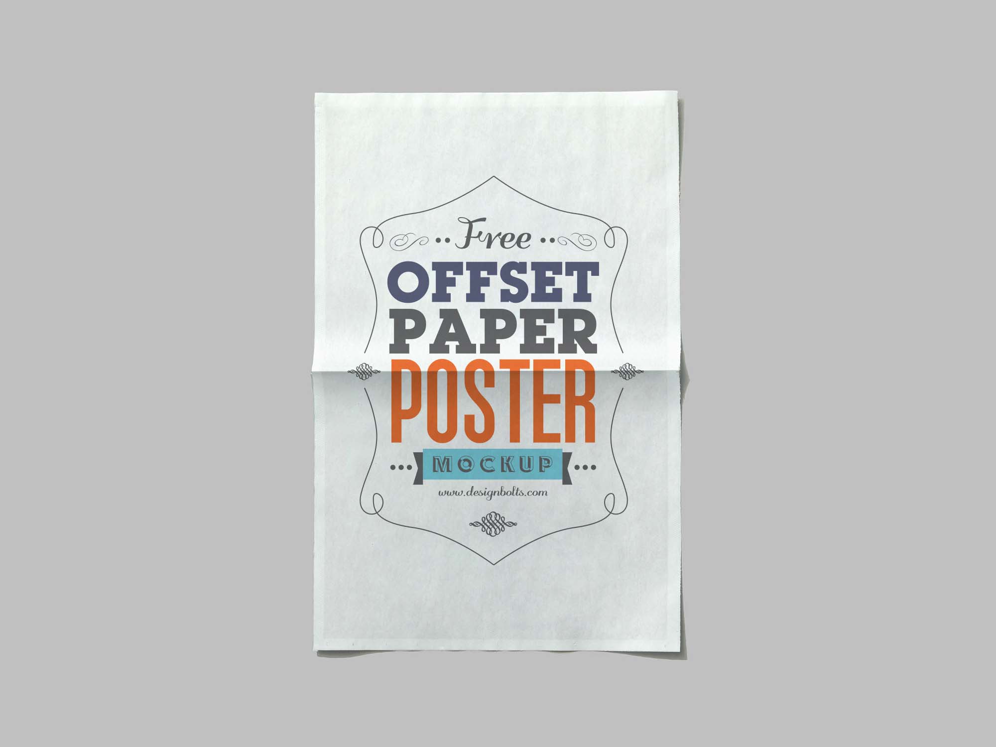 New Offset Paper Poster Mockup