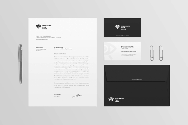 New Stationery and Branding Mockup