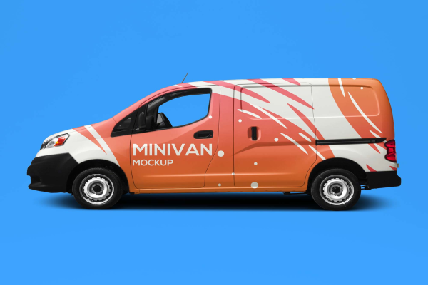Car Minivan Mockup