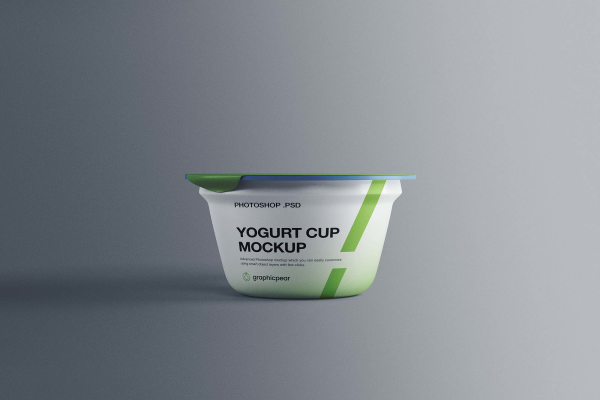 New Yogurt Cup Mockup