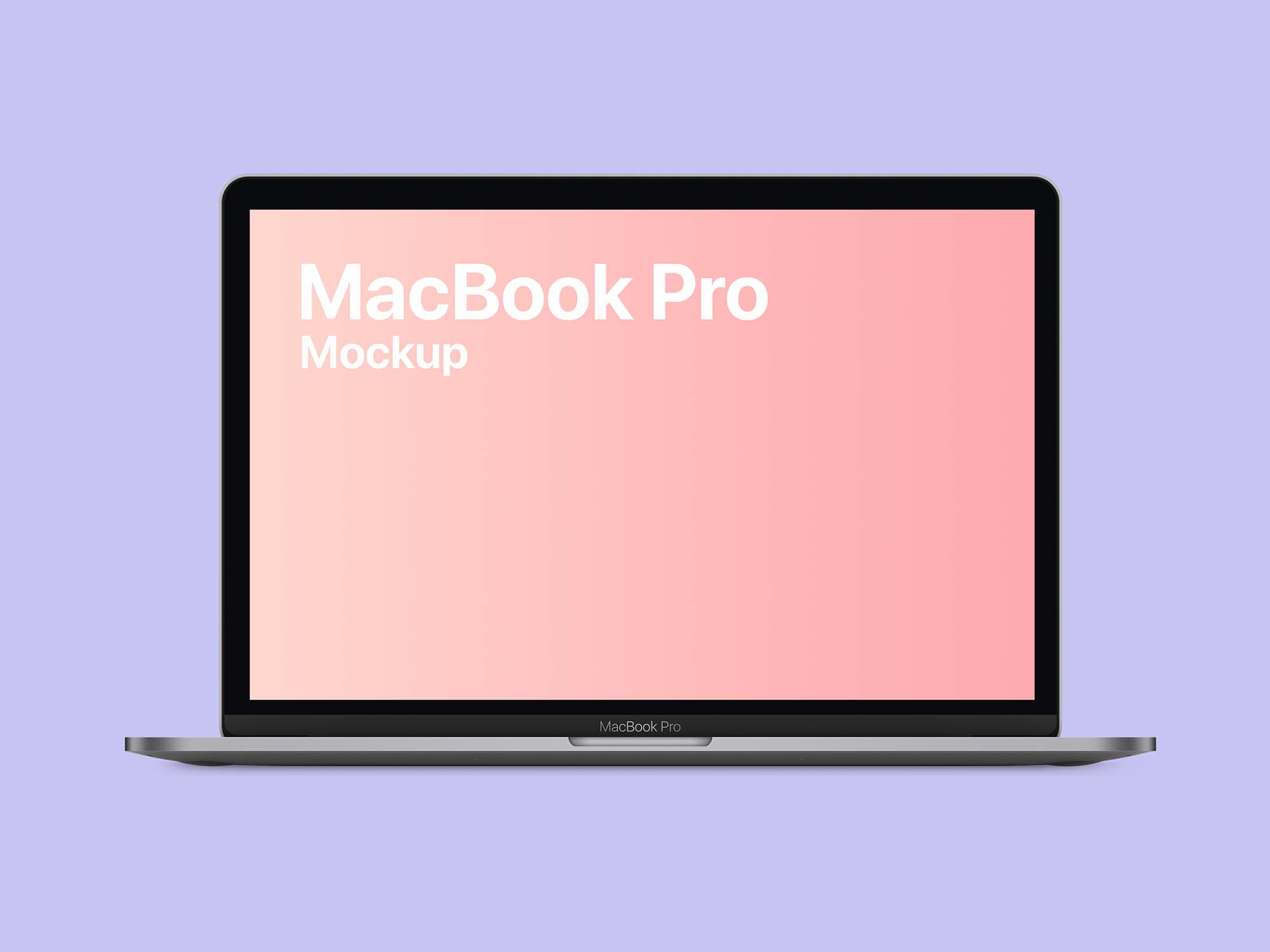 Standard Macbook Pro Mockup