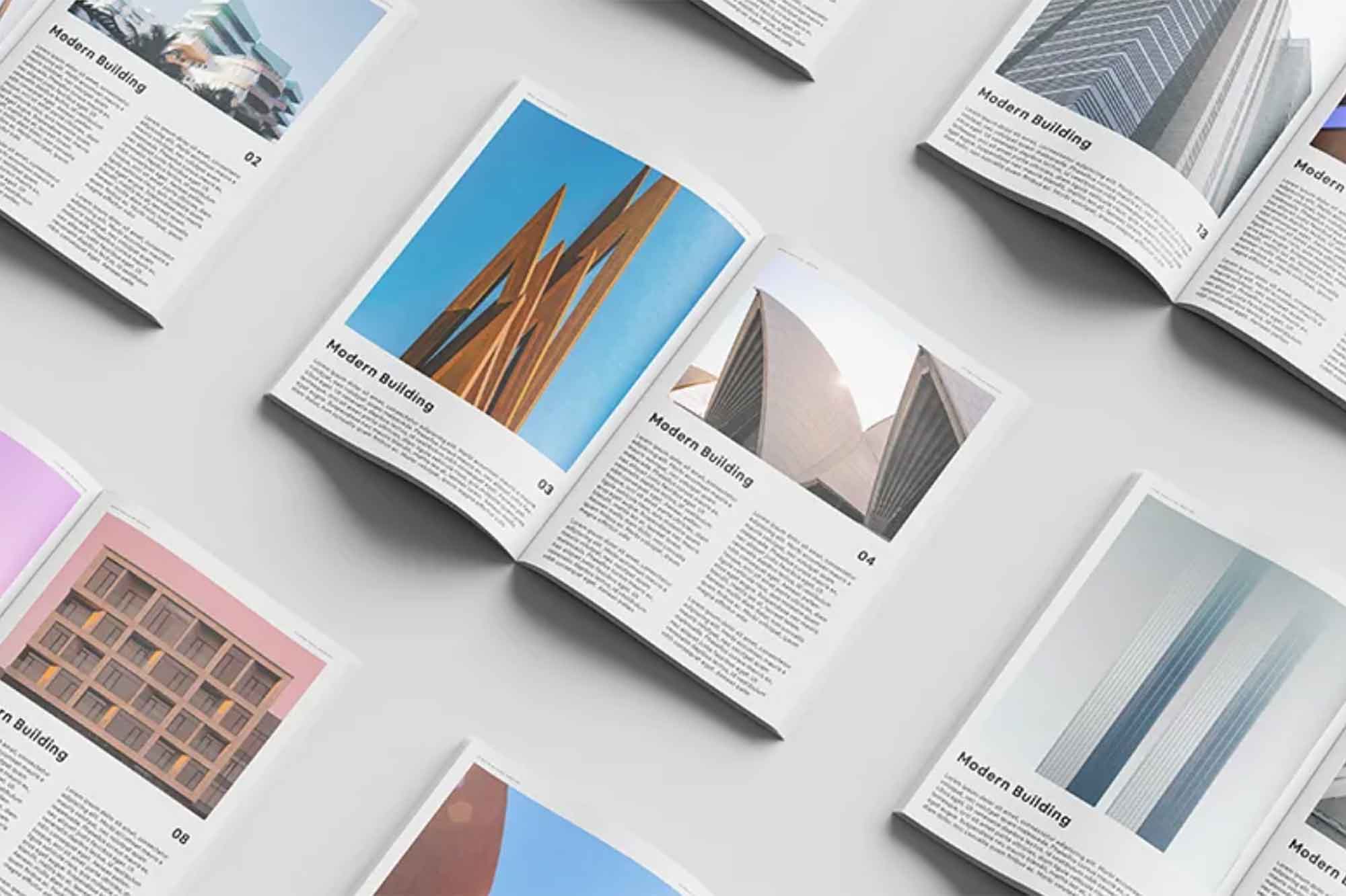 Download Magazine Set PSD Mockup (Free) by Anthony Boyd Graphics