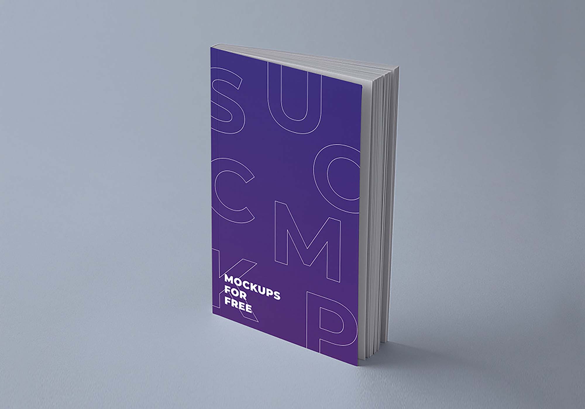 Download Cover Simple Book PSD Mockup (Free) by Mockups Design