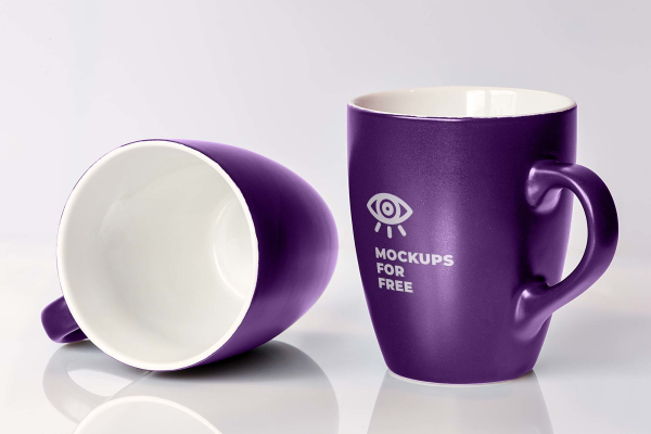 Two Ceramic Cups Mockup