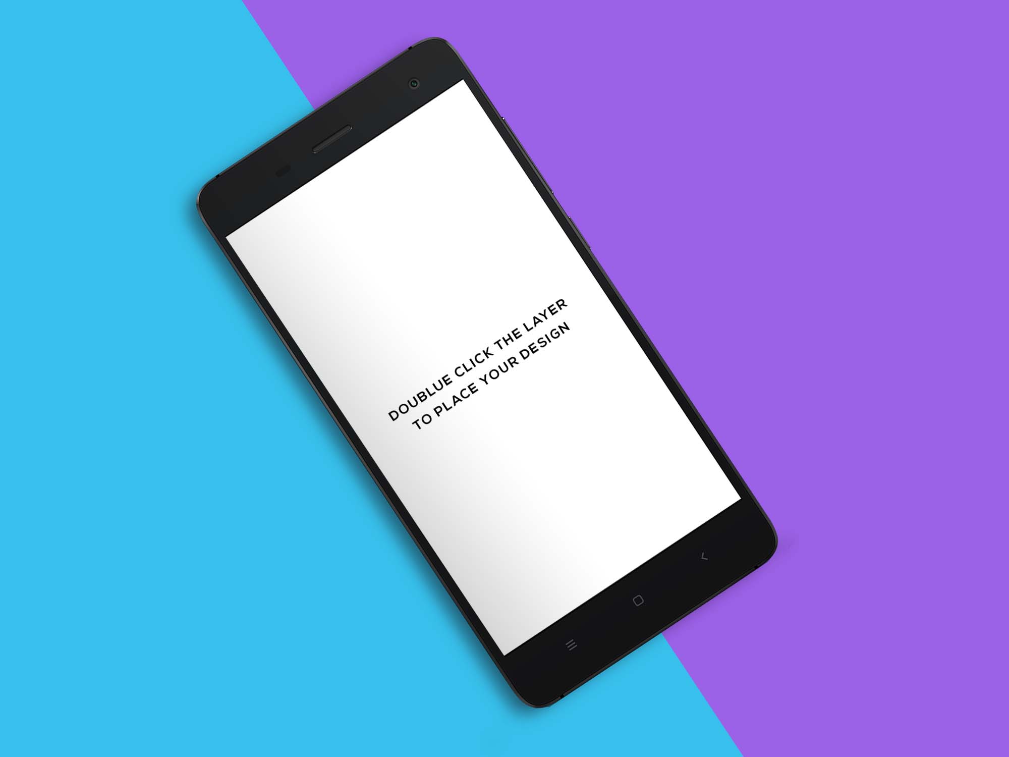 Android phone PSD Mockup (Free)