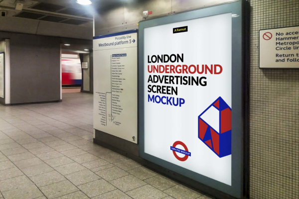 Underground Advertising Mockup