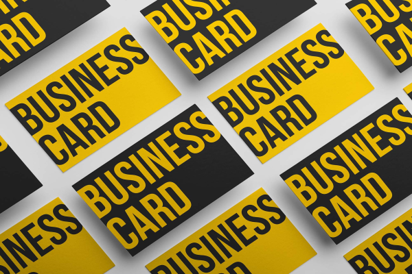 Classical Business Cards Mockup
