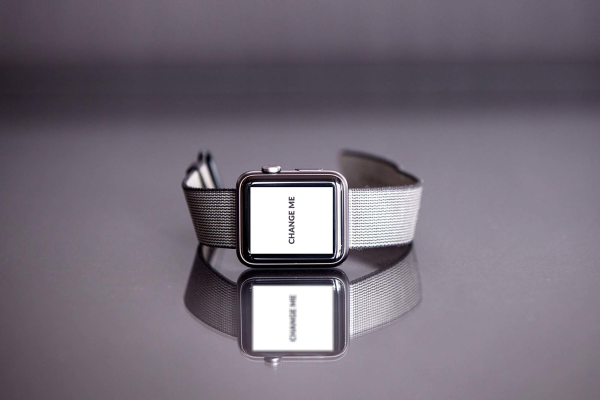 iWatch Mockup with Reflection