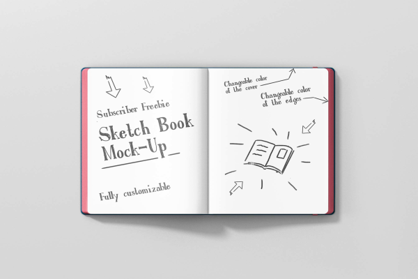 Sketchbook Mockup