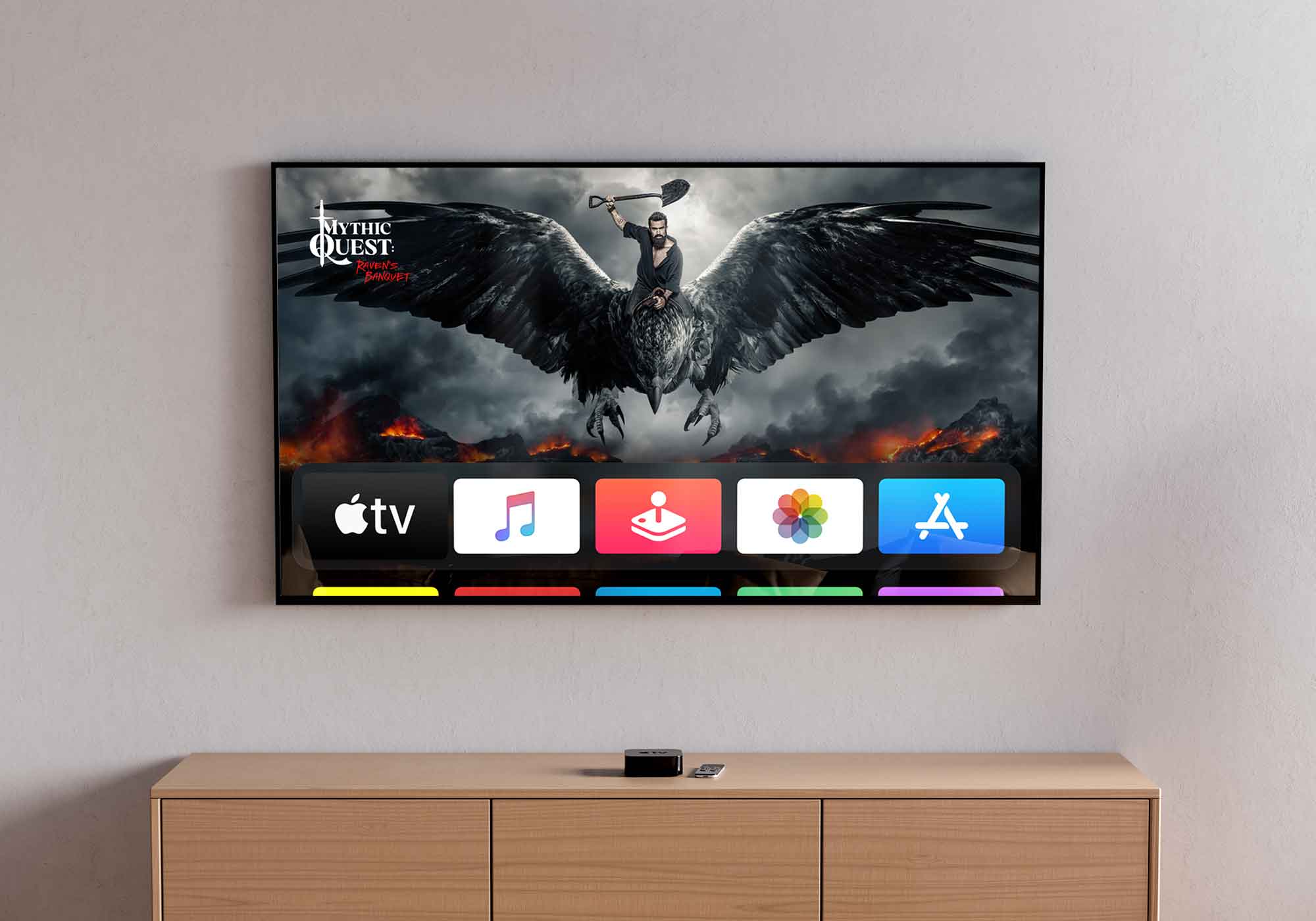 Flat TV Mockup