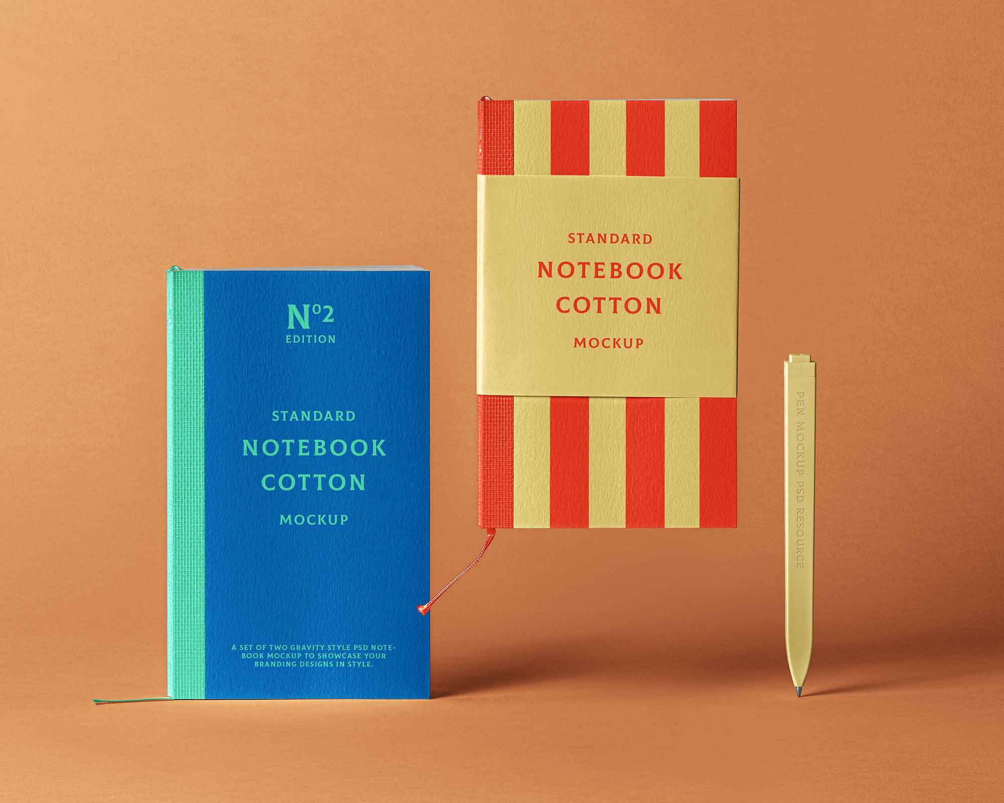 Cotton Notebook Mockup