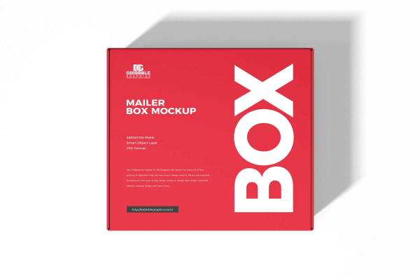 Mailer Box Mockup