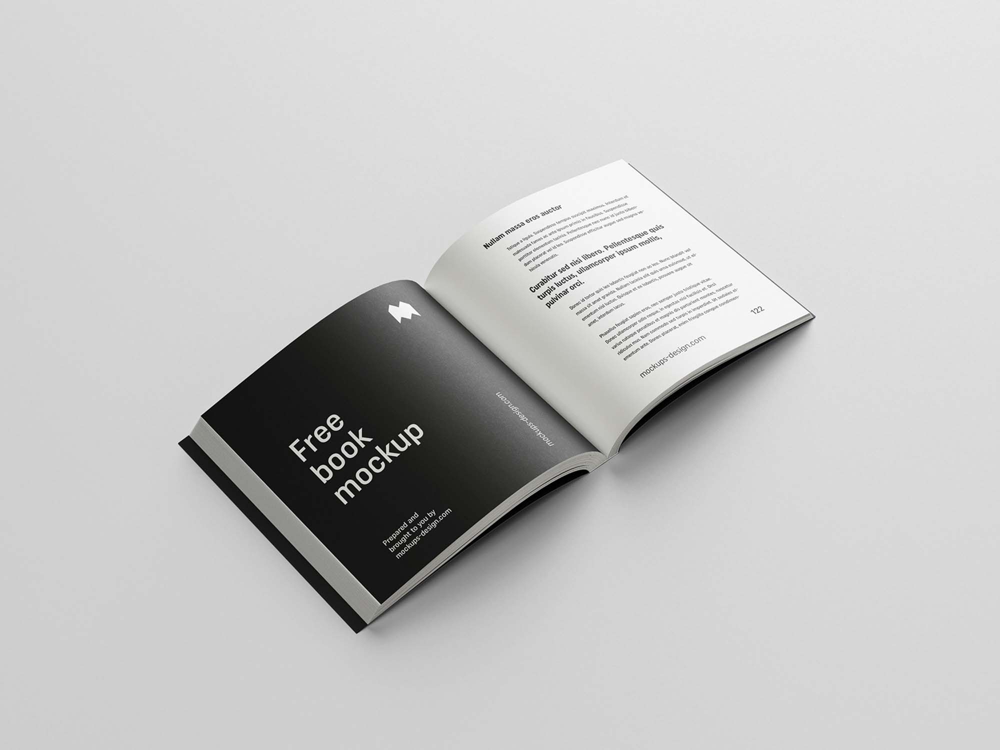 8 Square Book PSD Mockup (Free) by Mockups Design