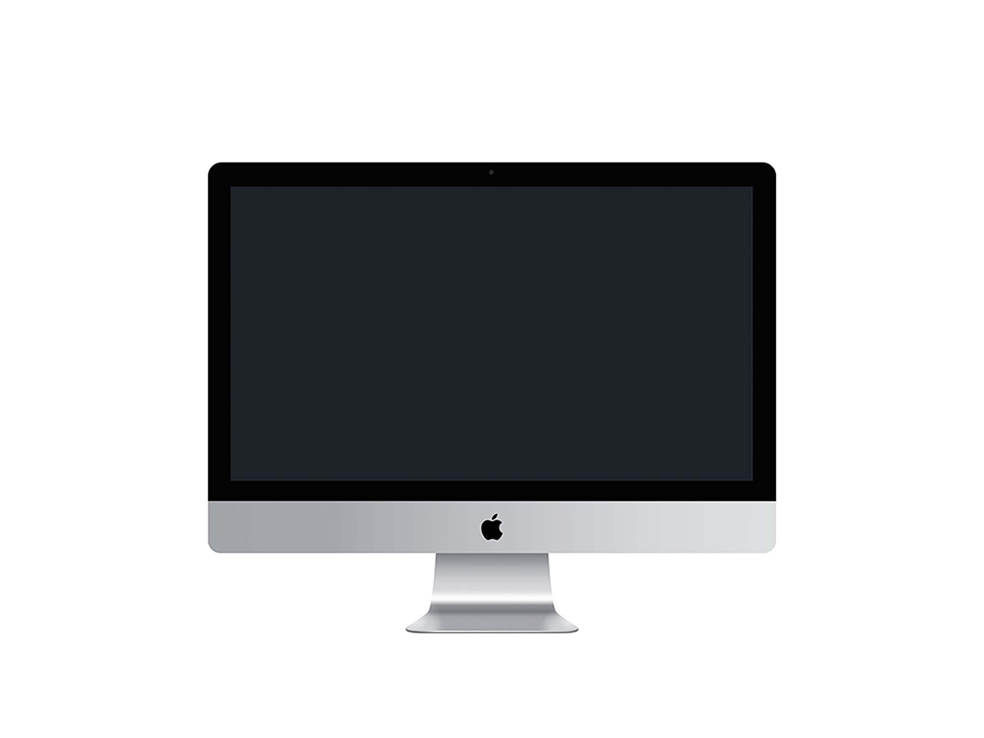 Download New iMac PSD Mockup (Free) by Mockups Design