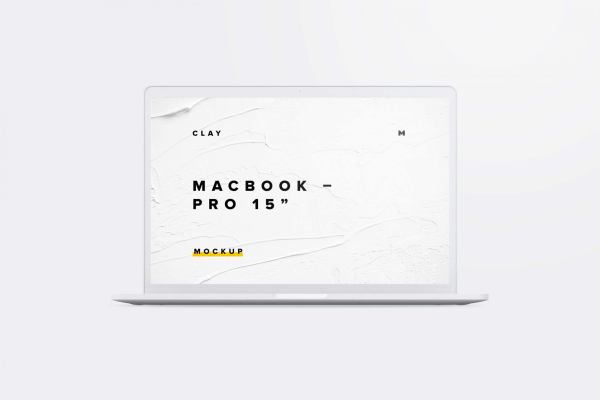 White MacBook Pro Mockup