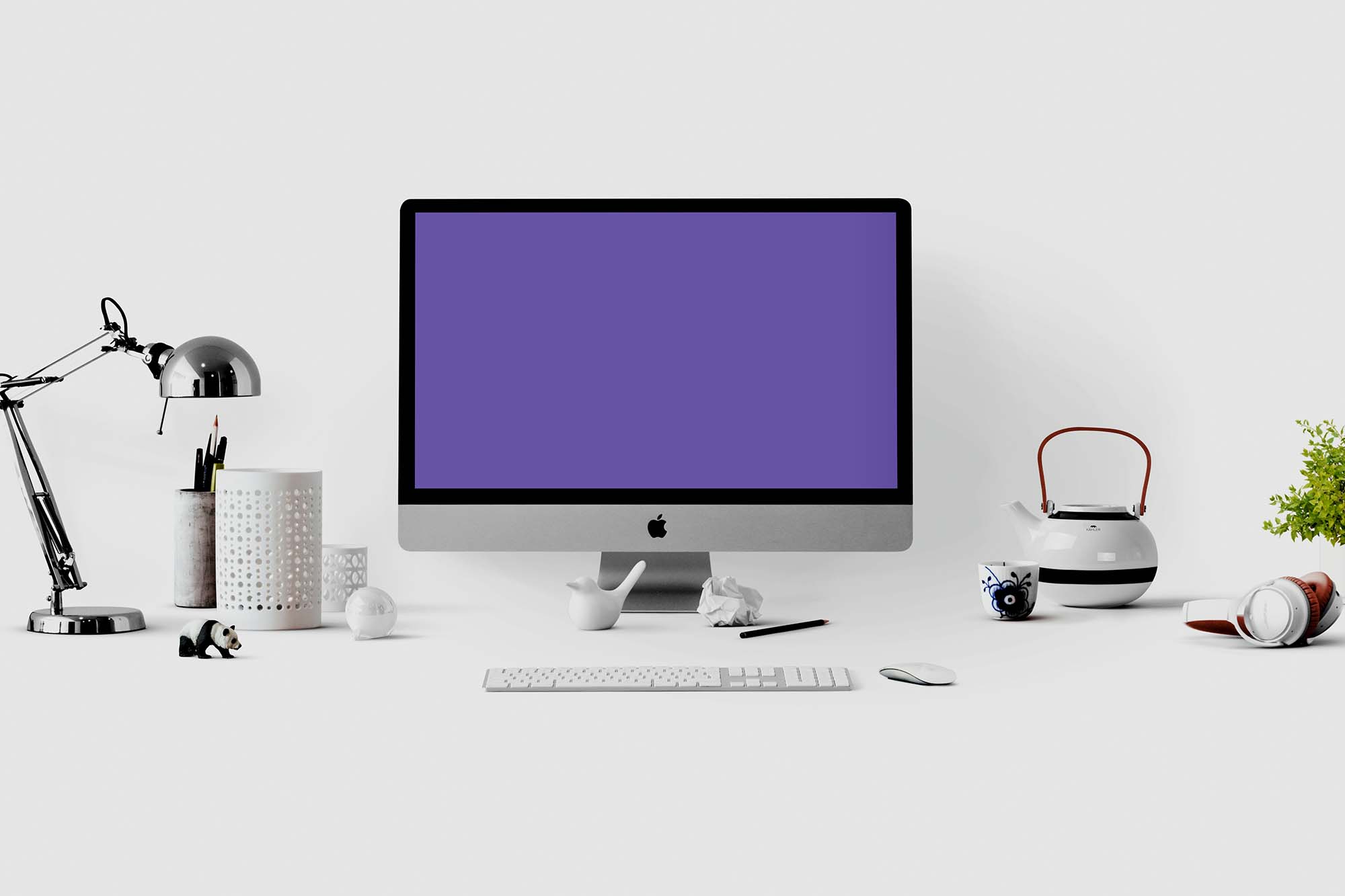 Download New Apple iMac PSD Mockup (Free) by Divine Works