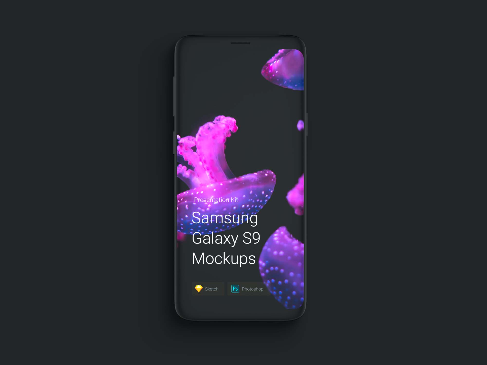 Samsung Galaxy S9 Phone PSD Mockup (Free)