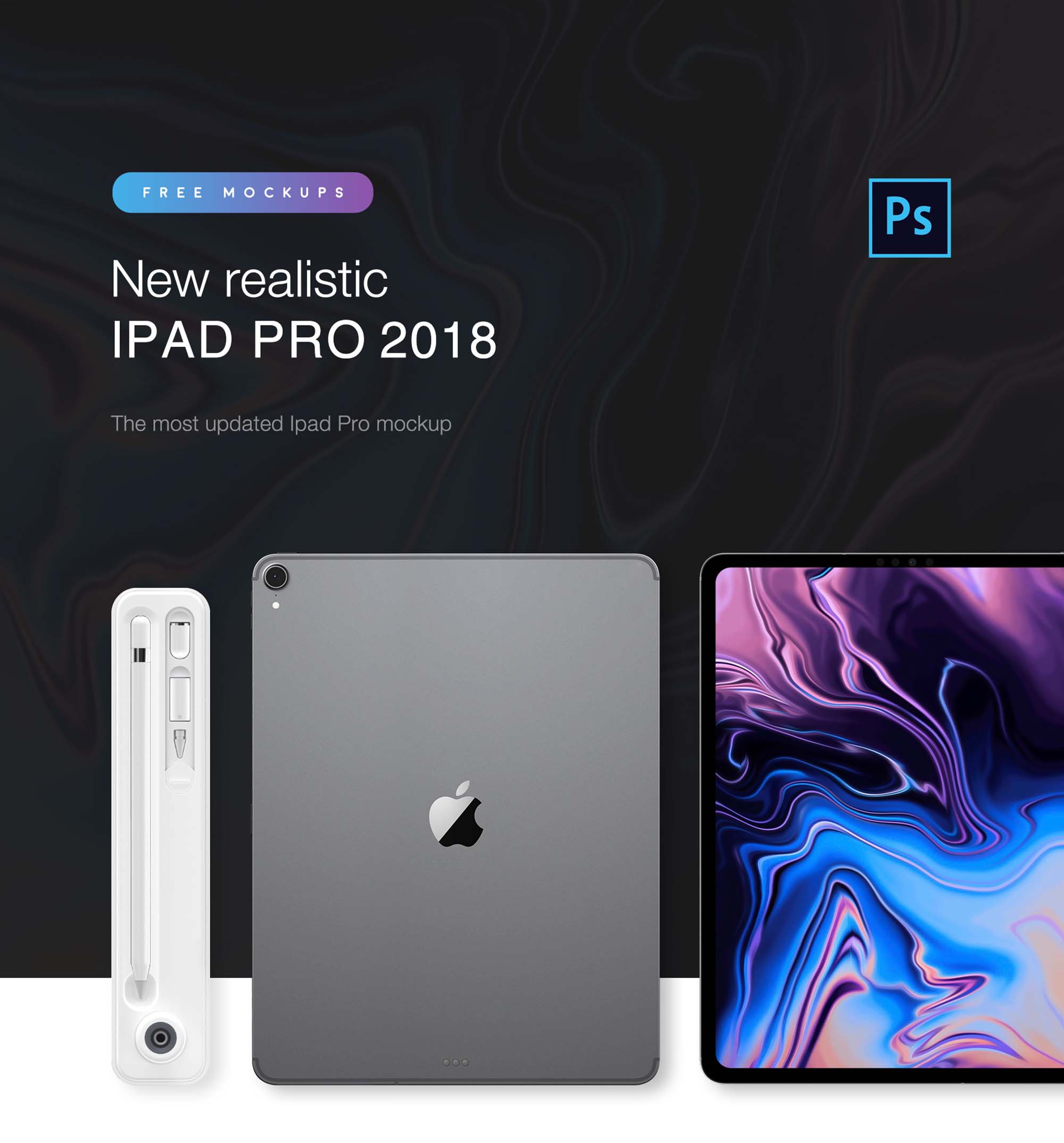 New iPad Pro 2018 Mockup