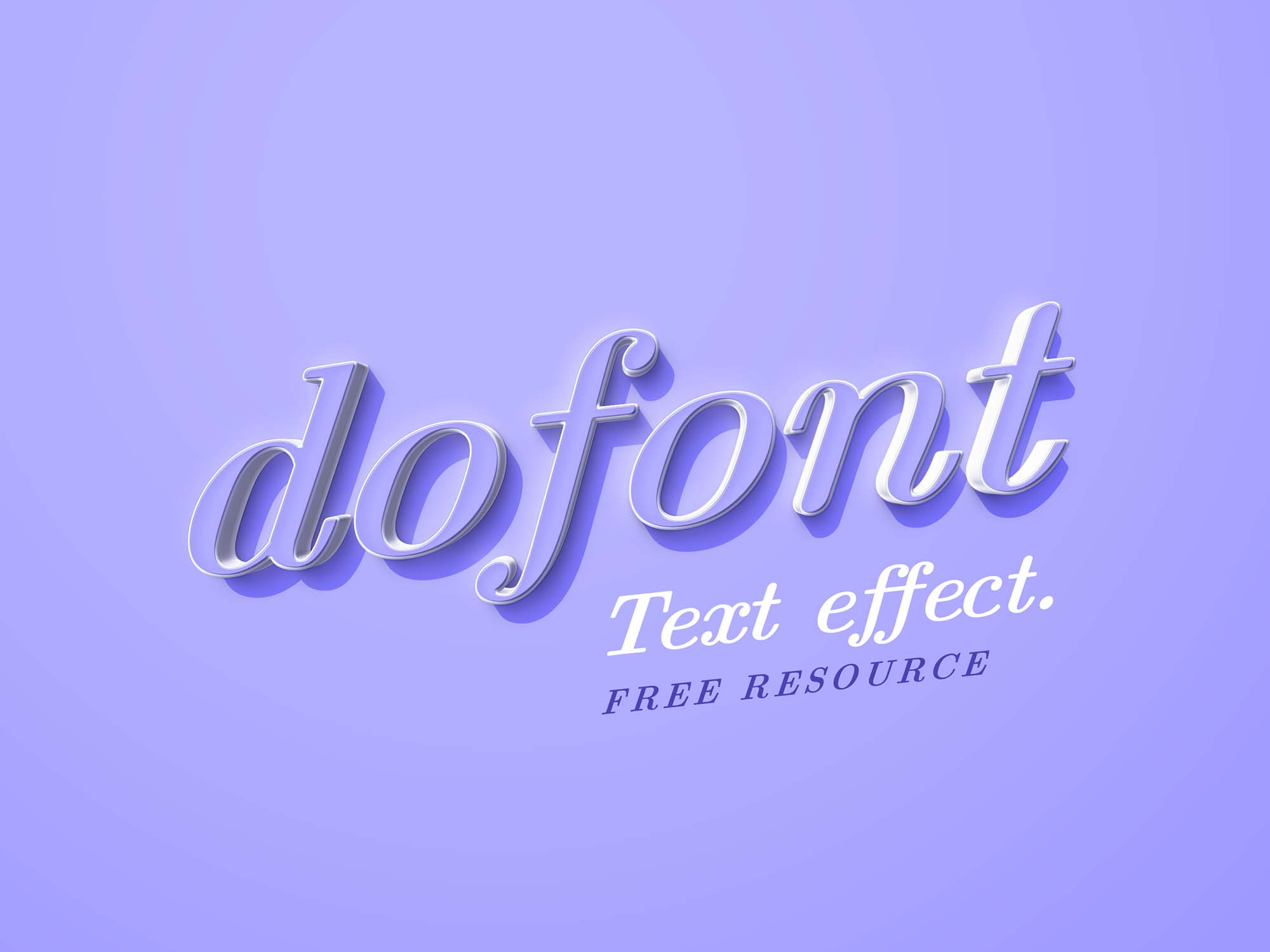 New DoFont Text Effect