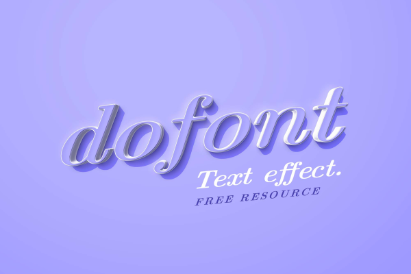 New DoFont Text Effect