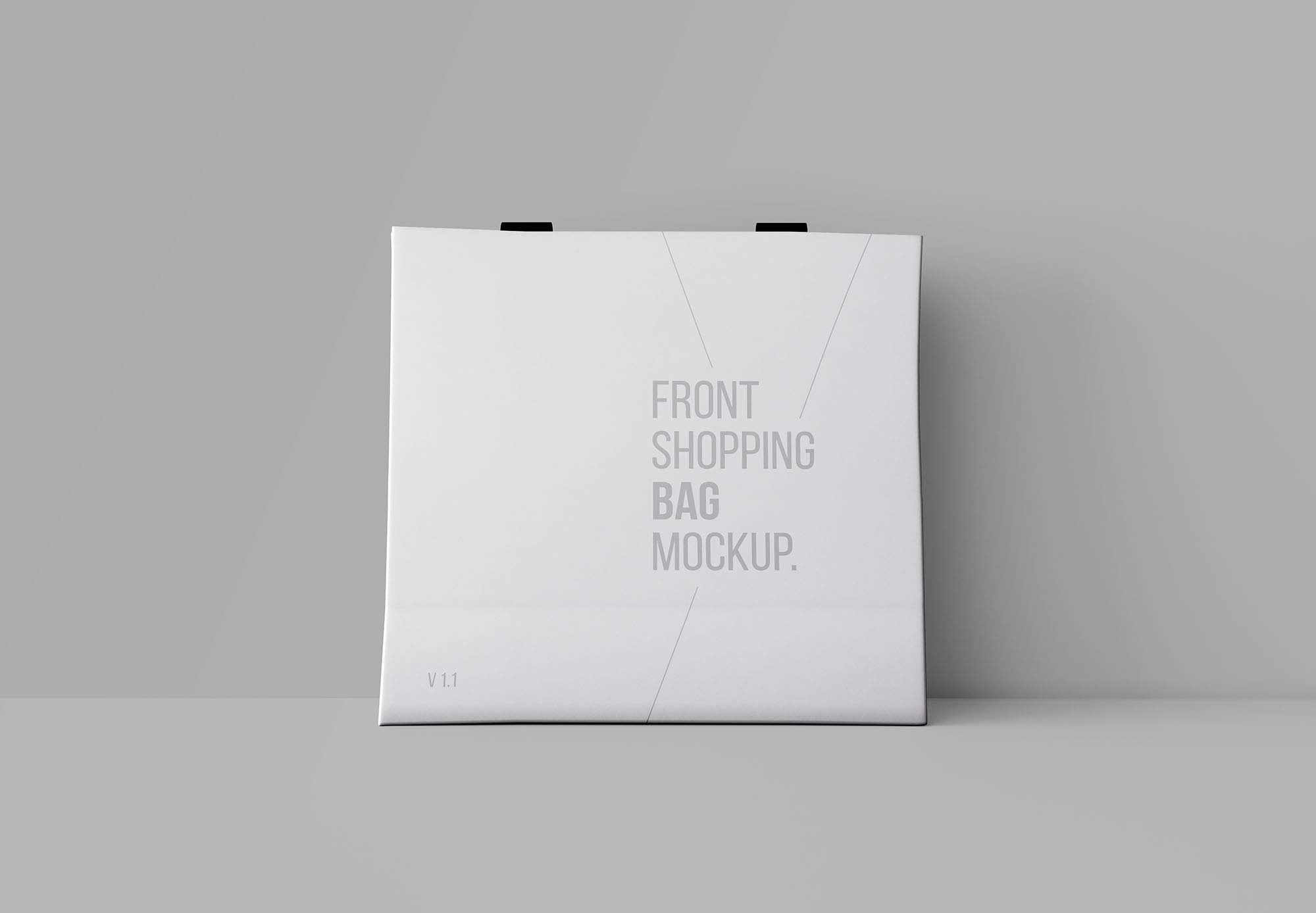 New Front Shopping Bag Mockup