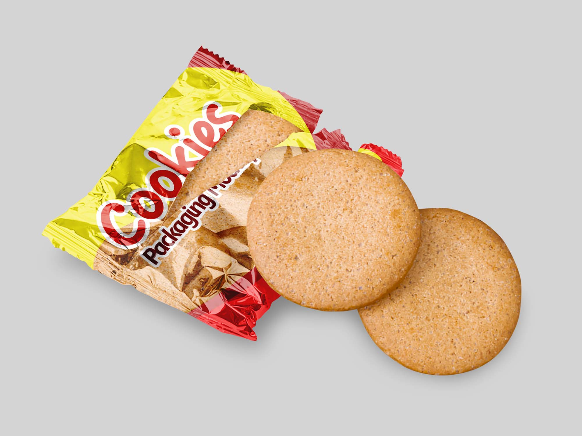 Download Cookies Packaging PSD Mockup (Free) by Pixeden