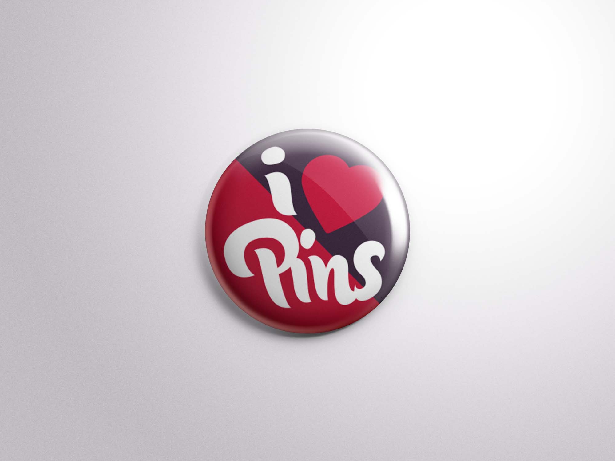 Button Badge Pin Mockup