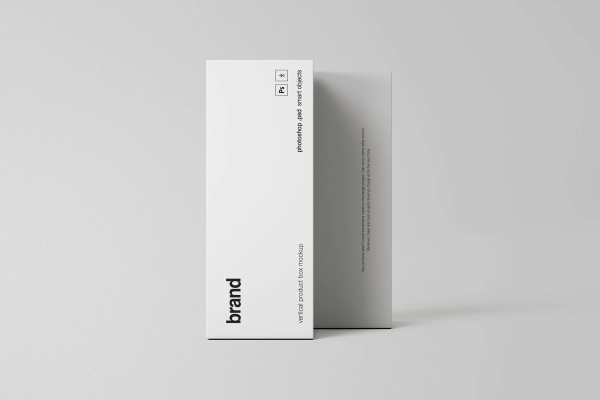 Vertical Product Boxes Mockup